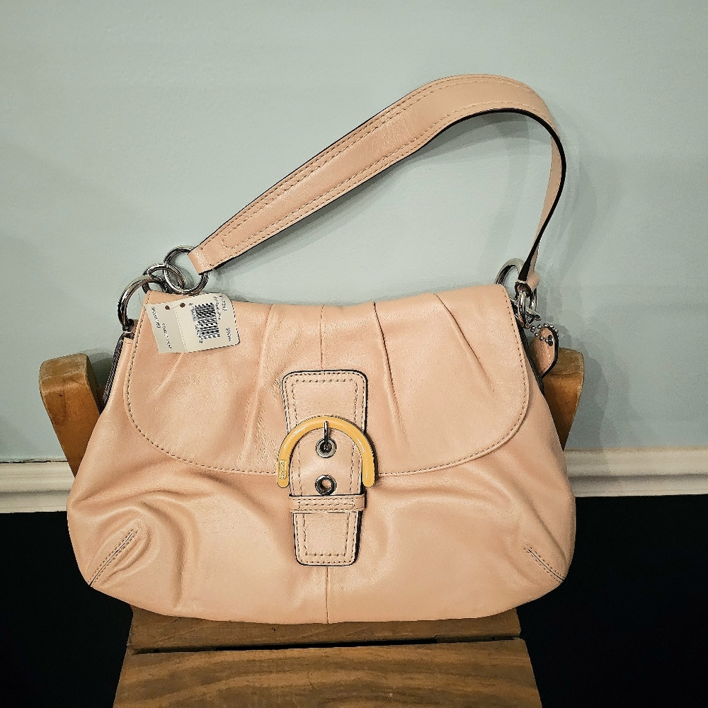 NWT Coach Soho Leather Flap Shoulder Bag
